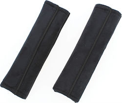 Car+ Set of 2pcs Car Seat Belt Pads Black