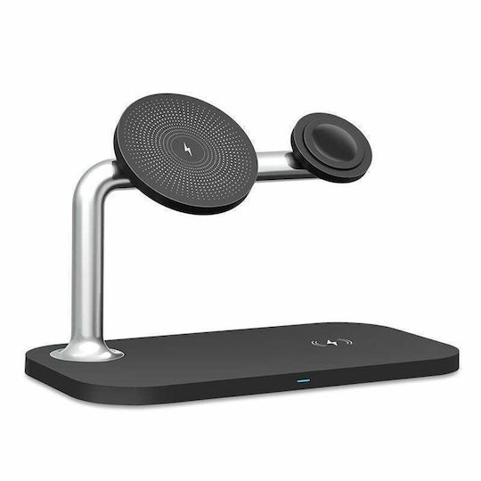 Factory Încărcător Wireless (Qi Pad) 15W Livrarea energiei / Quick Charge 3.0 Negruς (OJD-85)