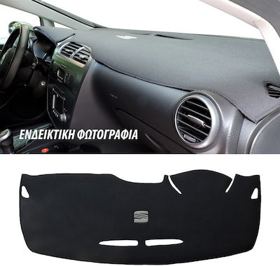 Κάλυμμα Tablou Automobil Tesatura cu emblemă pentru Seat Leu Negru Culoare