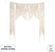 GloboStar Fabric Door Curtain Beige 180x200cm 35501