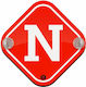 Placă "N" pentru Șoferi Noi Placă pentru șoferi noi 16x16cm