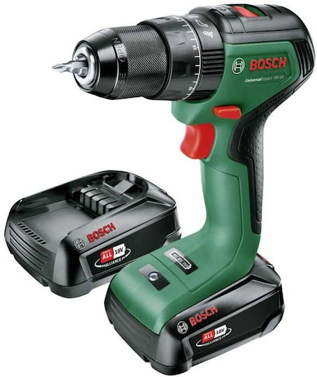 Bosch Universal Impact Κρουστικό Δραπανοκατσάβιδο Μπαταρίας Brushless 18V 1x2Ah