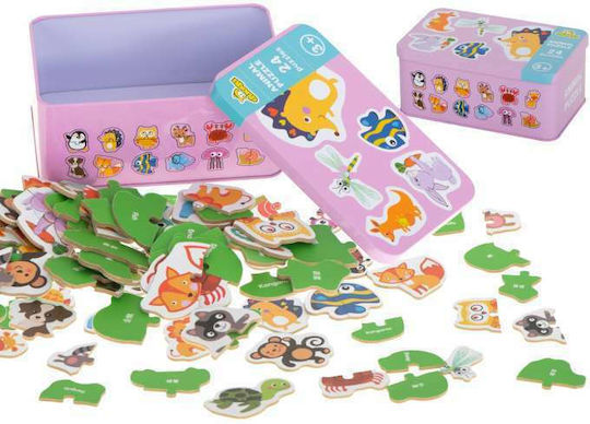 Kinderpuzzle Tiere für 3+ Jahre 24pcs ikonka