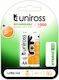 Uniross Hybrio Baterii Reîncărcabile AA Ni-MH 1000mAh 1.2V 2buc