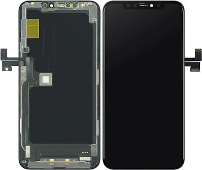 Οθόνη mit Touchscreen und Rahmen für iPhone 11 Pro (Schwarz)