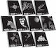 Skag Spiral Notebook Ruled A6 60 Sheets Black And White 1pcs (Μiscellaneous Designs)