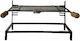 Metallovailas Cooking Tripod for Open Hearth Fireplace with Grill