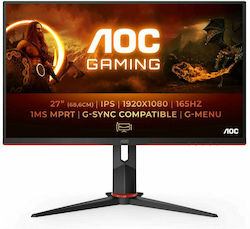 AOC 27G2SPU IPS Monitor de jocuri 27" FHD 1920x1080 165Hz cu Timp de Răspuns 4ms GTG