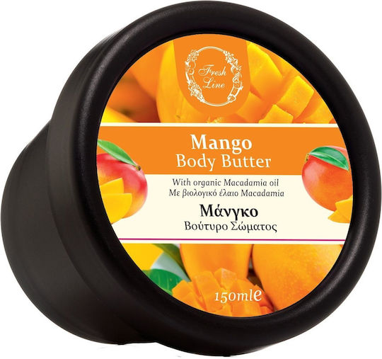 Fresh Line Mango Moisturizing Butter Body for All Skin Types 150ml