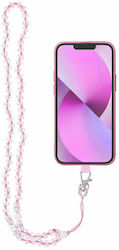 Blue Star Crystal Diamond Neck Strap for Mobile Pink