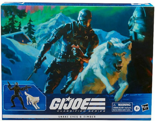 G.I. Joe Classified Series Snake Eyes & Timber Action Actionfigur für 3+ Jahre 15cm