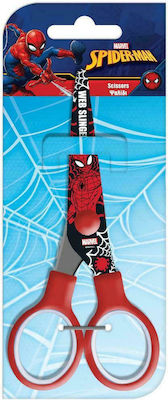 Διακάκης Spiderman Kinder Schere für Handwerksarbeiten 13.5cm mit Metallisch Klinge Rot