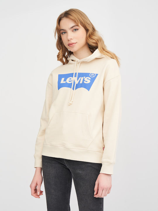 Levi's Graphic Standard Women's Hooded Sweatshirt Beige