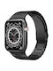 Elago Armband Rostfreier Stahl Schwarz (Apple Watch 44/45/46mm/Ultra 49mm) EAW-MTBAND45-BK