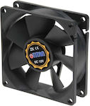 Titan TFD-8025M12ZP Case Fan 80mm με Σύνδεση 4-Pin PWM