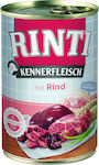 Rinti Kennerfleisch Wet Food Dogs in Cans with Calf Grain-Free 400gr