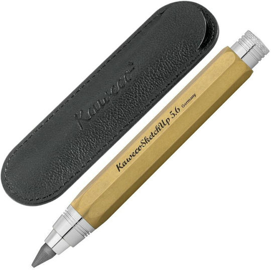 Kaweco Sketch Up Μηχανικά Μολύβια 5.6mm με Ξύστρα Κατάλληλο για Σχέδιο 2τμχ Κίτρινο