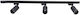 GloboStar Leo Triple Spot with Socket GU10 in Black Color