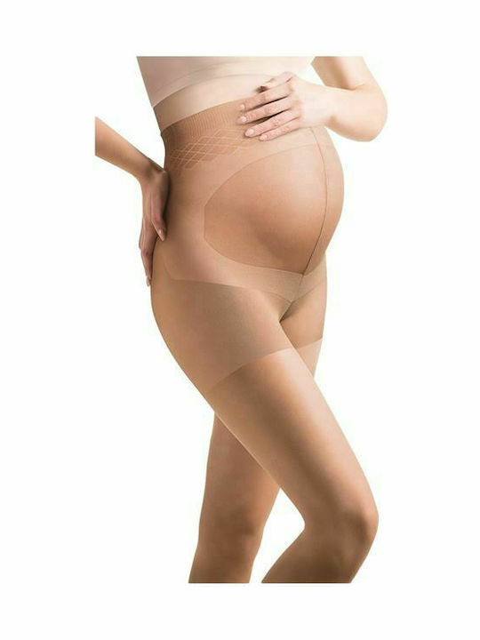 Gabriella Mamma 40 Den Beige Maternity Tights
