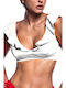 Bluepoint Bikini Bra with Ruffles White