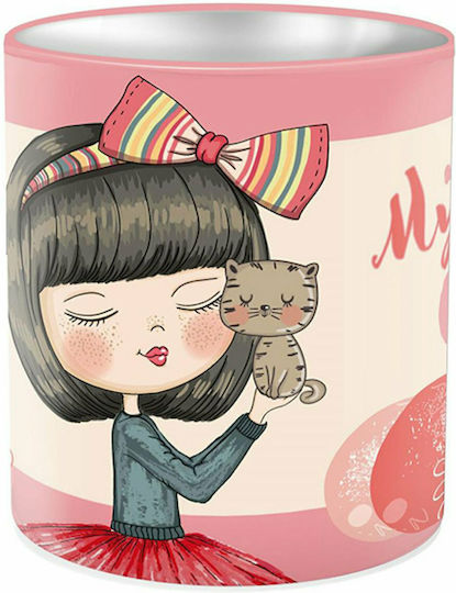 Μεταλλική Μολυβοθήκη My Cute Girl My Cute Girl 11x11εκ. 1τμχ