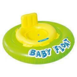 Intex Kinder Schwimmtrainer Swimtrainer mit Durchmesser 76cm für 1-2 Jahre Grün Baby Float