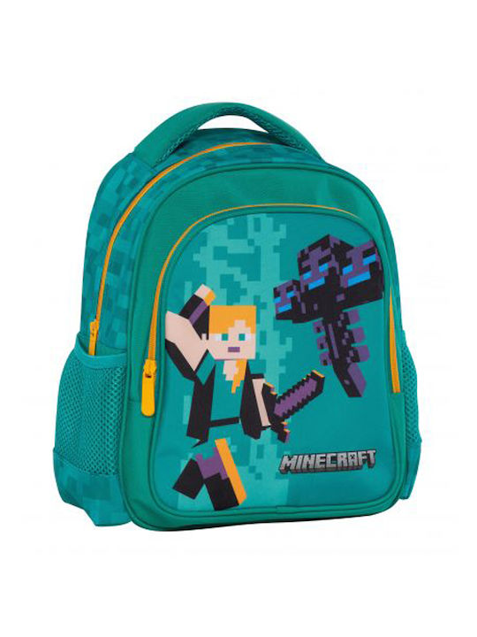 Graffiti School Bag Backpack Kindergarten in Green color