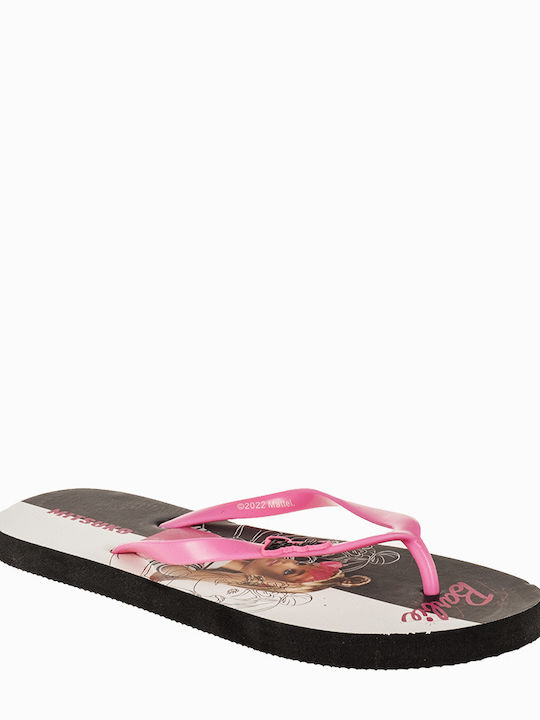 Mitsuko Women's Flip Flops Black / White / Pink