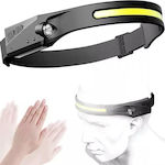 Rechargeable Headlamp LED with Maximum Brightness 350lm