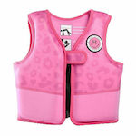 Swim Essentials Kids' Life Jacket Roze Panterprint Vest