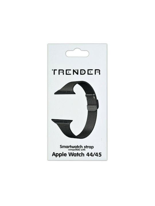 Trender Armband Schwarz (Apple Watch 44/45/46mm/Ultra 49mm)