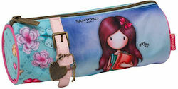 Santoro Between Pages Pencil Case Barrel with 1 Compartment Multicolored