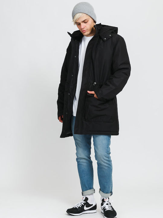 MLB Team Winter Jacke Parka Schwarz