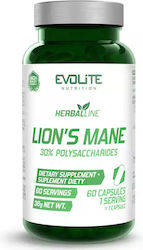 Evolite Lion's Mane 60 κάψουλες Evolite Lion's Mane 60 κάψουλες