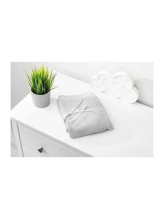 Sensillo Baby Blanket Nursery Swaddling Blanket Bamboo Gray 85x90cm