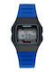 Radiant Digital Damen Uhr Chronograph mit Blau Kautschukarmband