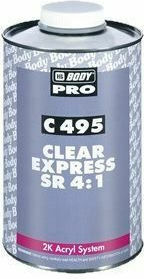 HB Body C495 Clear Express 4:1 Лак за повърхност 2 Компоненти На база разтворител Безцветен Сатен 1лт