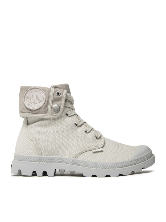 Palladium Baggy Γκρι Ανδρικά Αρβυλάκια με Φερμουάρ