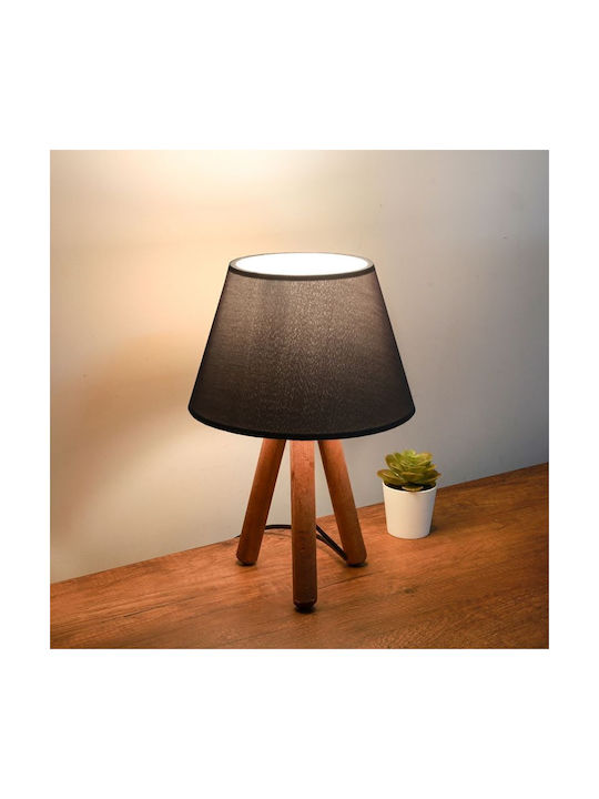 Pakketo PWL-1071 Wood Vintage Table Lamp for So...