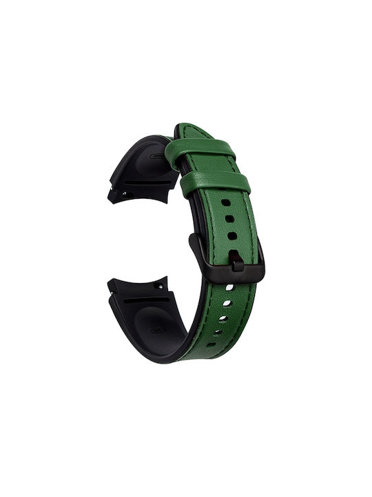 Armband Silikon Grün (Galaxy Watch4/5/6/7/FE/4 Classic/6 Classic/5 Pro)