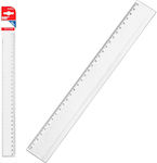 Madrid Papel Ruler Plastic Transparent 30cm