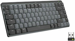 Logitech MX Mechanical Mini Silent Fără fir Bluetooth Doar tastatura UK Gri