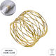 GloboStar Gourmet Napkin Ring Metallic Gold