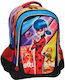 Gim Miraculous Lady Bug Power School Bag Backpack Elementary, Elementary Multicolored