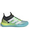 Adidas Tennis Adizero Ubersonic 4 Women's Tennis Shoes for Clay Courts Core Black / Cloud White / Pulse Lime