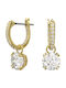 Swarovski Constella Drop Earrings Gold Plated with Stones