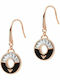 Emporio Armani Essential Earrings made of Silver Gold Plated with Stones