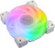 Akasa Vegas A12 Case Fan 120mm (2000rpm / 52.3cfm) με ARGB Φωτισμό και Σύνδεση 3-Pin / 4-Pin PWM Λευκό