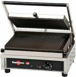 Krampouz Profesional Sandwich Maker cu Suprafețe Netede cu Suprafețe Ondulate 2600W GECID4AO Krampouz Profesional Sandwich Maker cu Suprafețe Netede cu Suprafețe Ondulate 2600W GECID4AO
