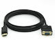 Equip Cable DisplayPort male - VGA male 2m Black (119338)